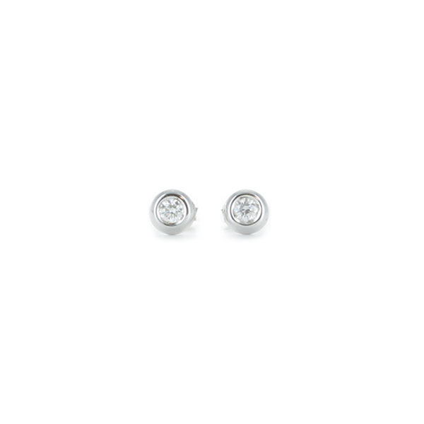 GENEVE CLASSIC EARRINGS 1.25 18K WHITE GOLD