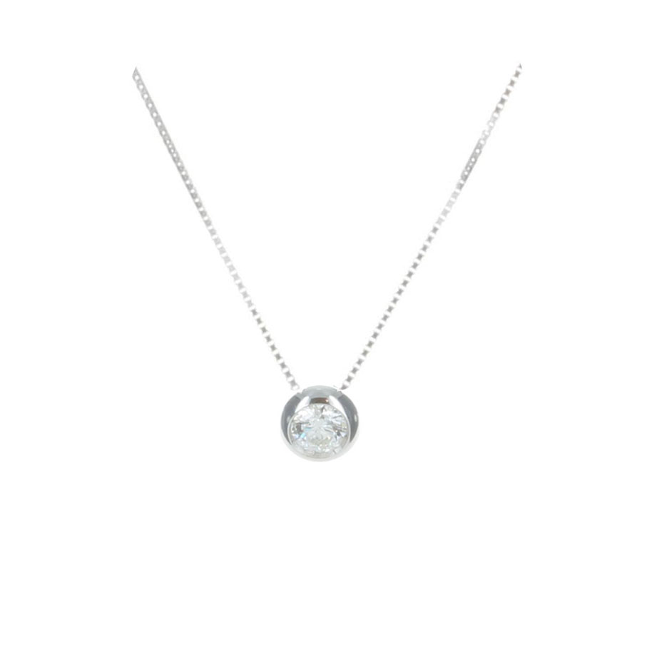 GENEVE CLASSIC NECKLACE 1.3 18K WHITE GOLD 42CM