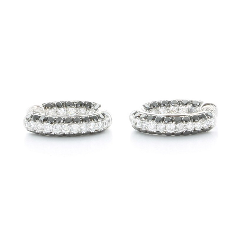 GENEVE EARRINGS HOOP 4.52 18K WHITE GOLD