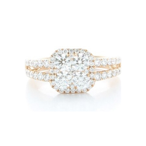 GENEVE RING ENGAGEMENT 4.16 18K ROSE GOLD 12