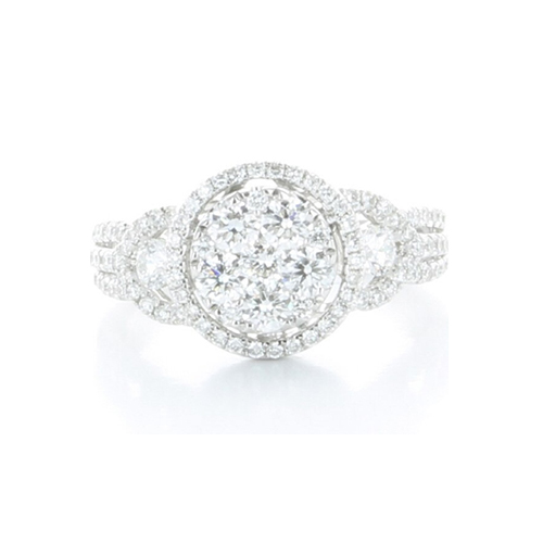 GENEVE RING ENGAGEMENT 4.6 18K WHITE GOLD 13