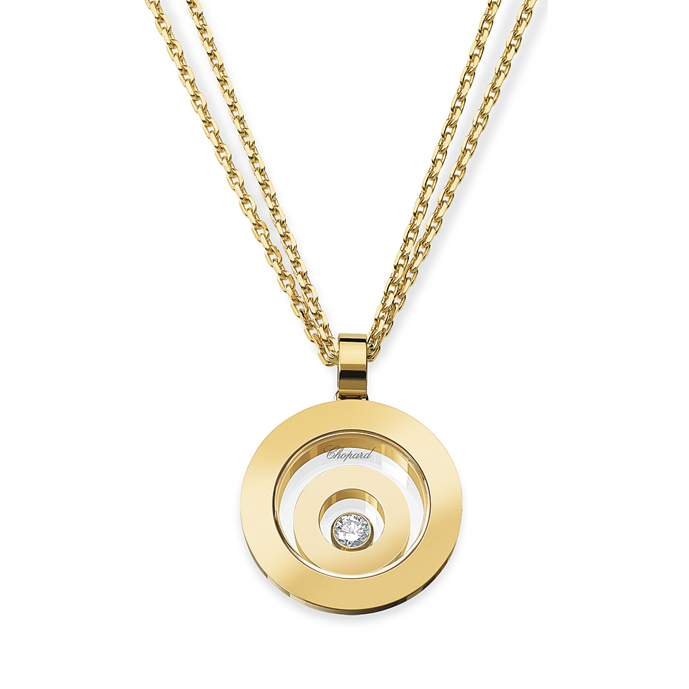 CHOPARD HAPPY SPIRIT NECKLACE 13.46 18K YELLOW GOLD