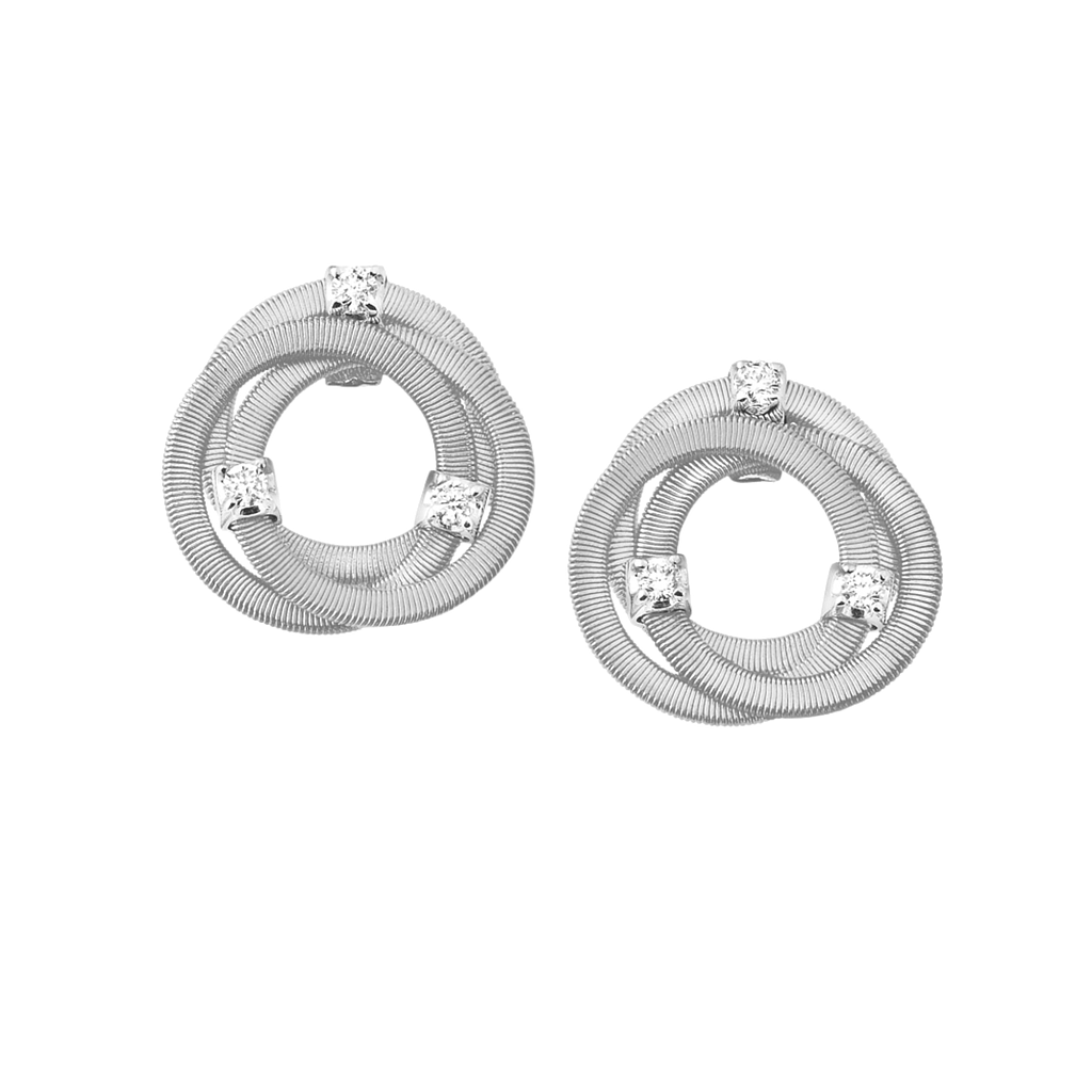 MARCO BICEGO MARRAKECH EARRINGS 4.8 18K WHITE GOLD