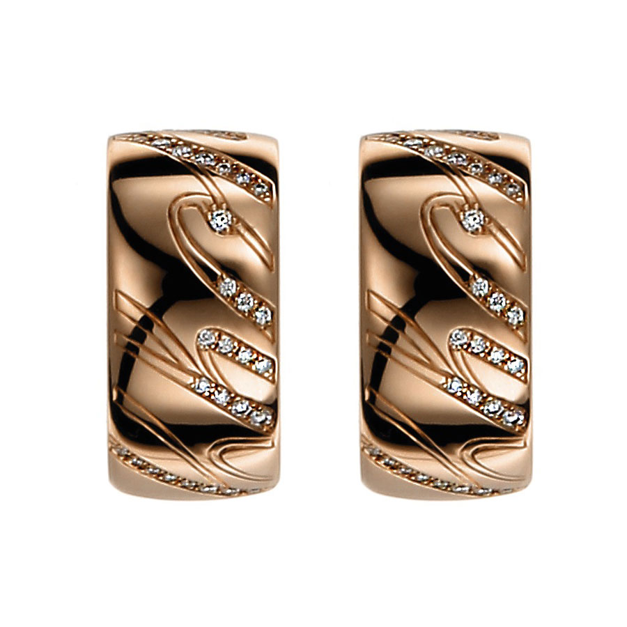 CHOPARD CHOPARDISSIMO EARRINGS 11.7 18K ROSE GOLD