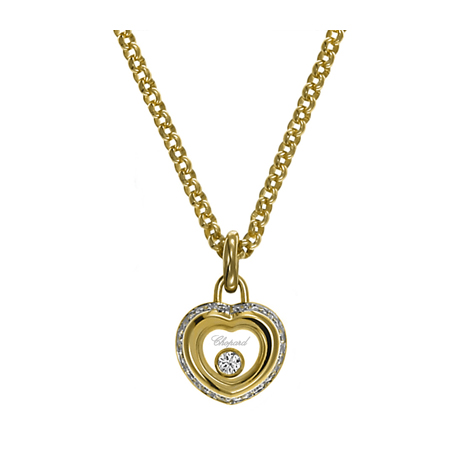 CHOPARD MISS HAPPY NECKLACE 6.8 18K YELLOW GOLD