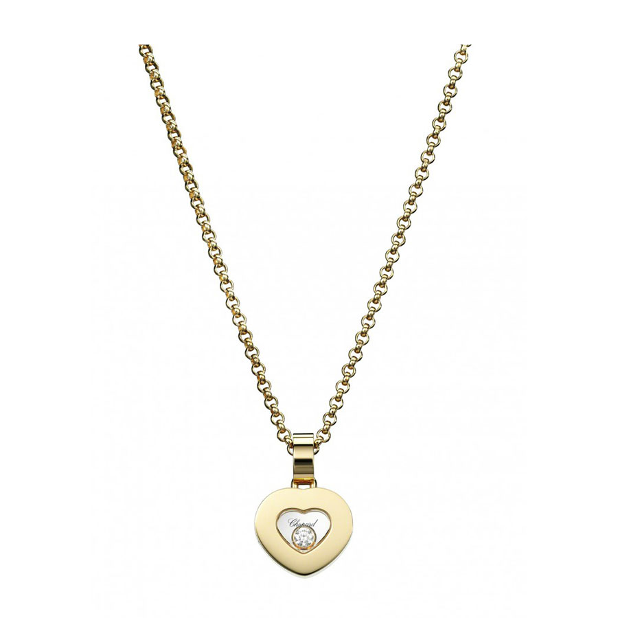 CHOPARD HAPPY DIAMONDS NECKLACE 0.0 18K YELLOW GOLD