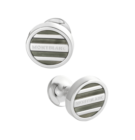 MONTBLANC CUFFLINKS SILVER 0.0 SILVER
