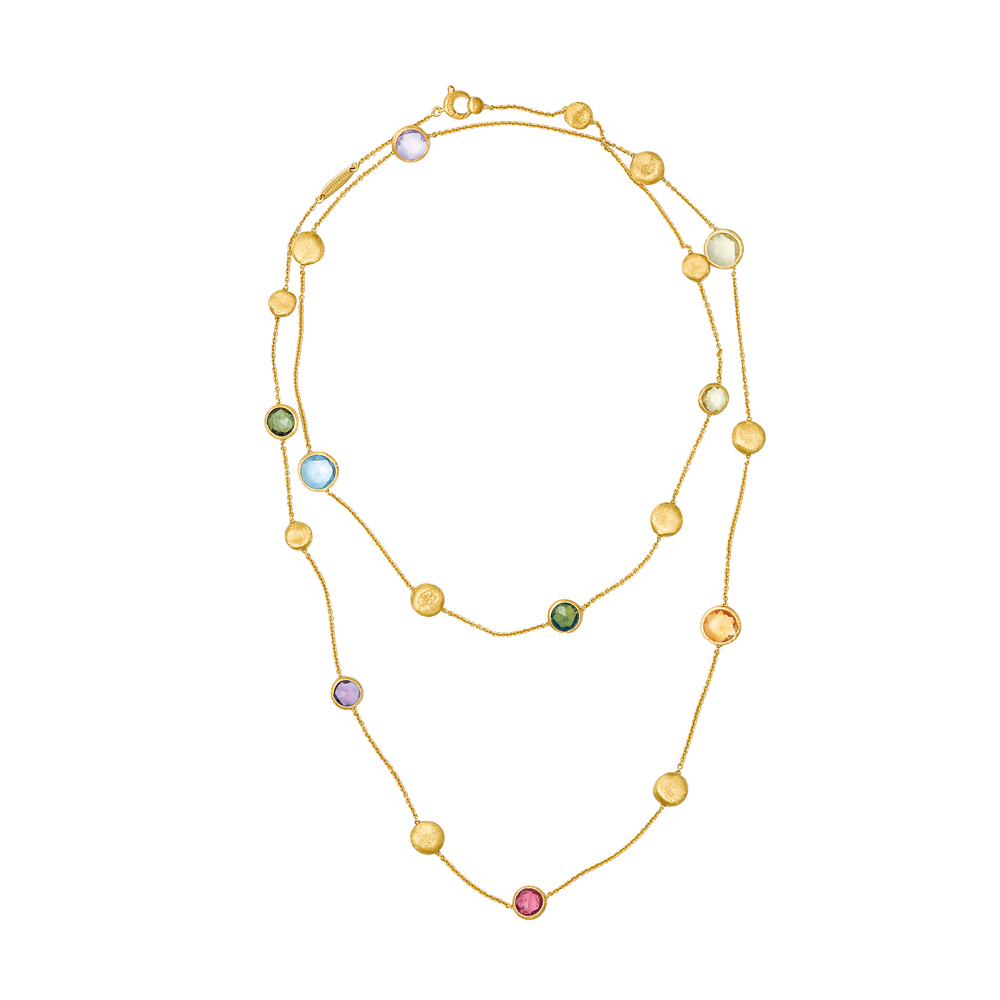 MARCO BICEGO JAIPUR NECKLACE 17.1 18K YELLOW GOLD 92CM