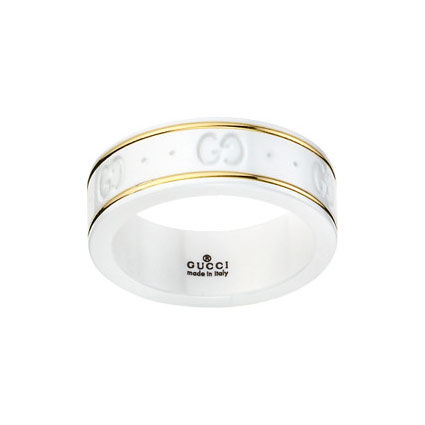 GUCCI ICON THIN RING 0.0 18K YELLOW GOLD 14