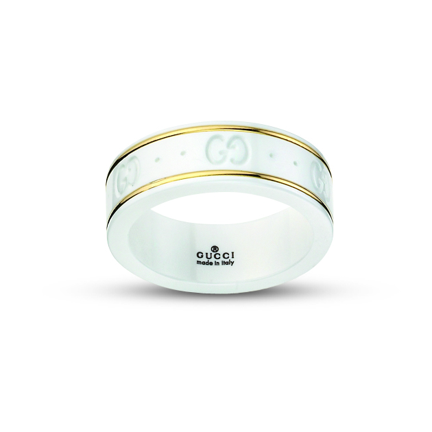 GUCCI ICON THIN RING 0.0 18K YELLOW GOLD 18