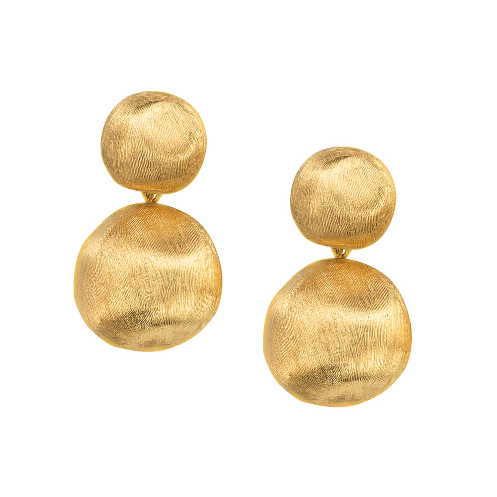MARCO BICEGO AFRICA EARRINGS 6.82 18K YELLOW GOLD