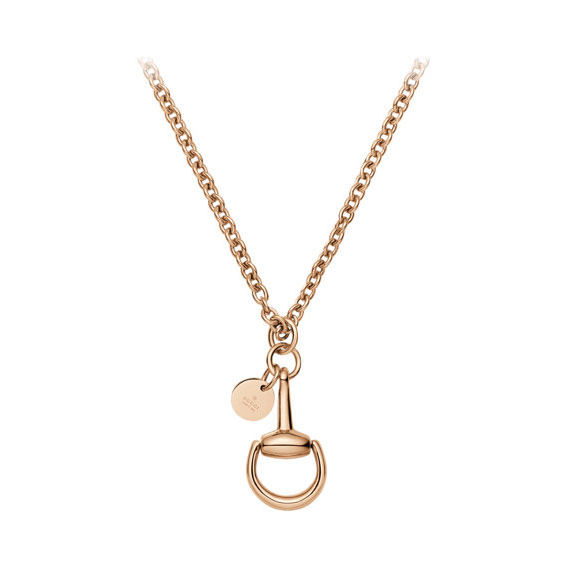 GUCCI HORSEBIT NECKLACE 80CM 25.0 18K ROSE GOLD 80CM