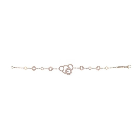 CHOPARD HAPPY BUBBLES BRACELET 1.5 18K ROSE GOLD