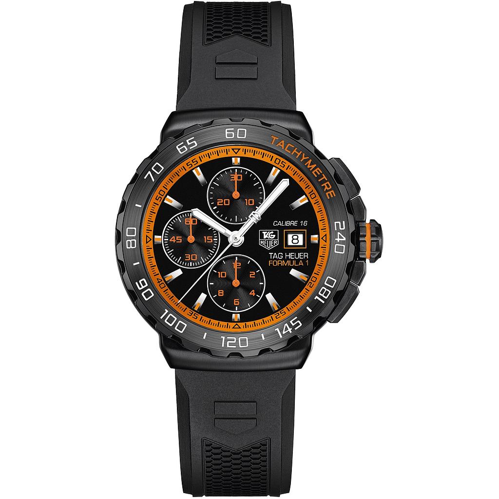 FORMULA 1 CHRONOGRAPH AUTOMATIC 44MM STEEL & TITANIUM BLACK RUBBER