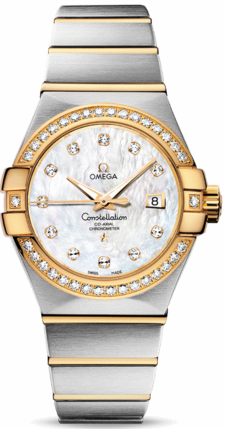 CONSTELLATION CO AXIAL 31MM AUTOMATIC 31MM STEEL MOTHER OF PEARL STEEL & GOLD