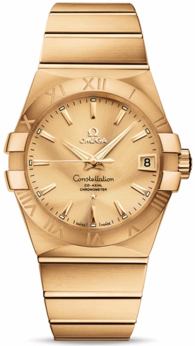 CONSTELLATION CO AXIAL 38MM AUTOMATIC 38MM CHAMPAGNE GOLD