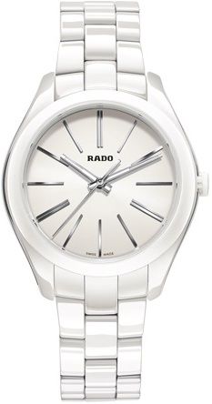 HYPERCHROME WHITE QUARTZ 36MM STEEL & CERAMIC WHITE CERAMIC & TITANIUM