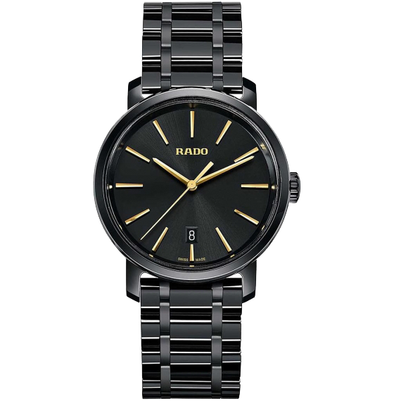 DIAMASTER BLACK QUARTZ 40MM CERAMIC BLACK CERAMIC