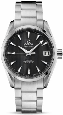 SEAMASTER AQUA TERRA 150M CO AXIAL AUTOMATIC 38,5MM STEEL BLACK STEEL