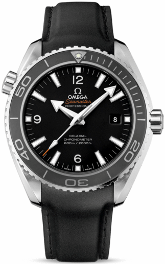 SEAMASTER PLANET OCEAN 600M CO AXIAL  AUTOMATIC 45,5MM STEEL BLACK RUBBER