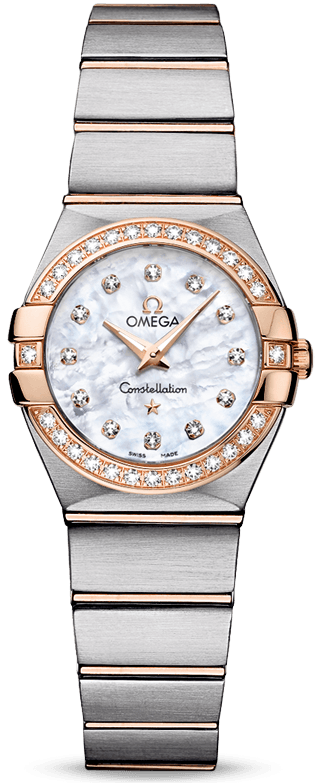 CONSTELLATION QUARTZ 24MM QUARTZ 24MM STEEL MOTHER OF PEARL STEEL & GOLD