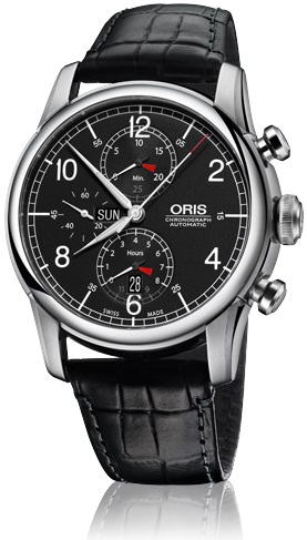 RAID 2013 CHRONOGRAPH AUTOMATIC 44MM STEEL BLACK ALLIGATOR