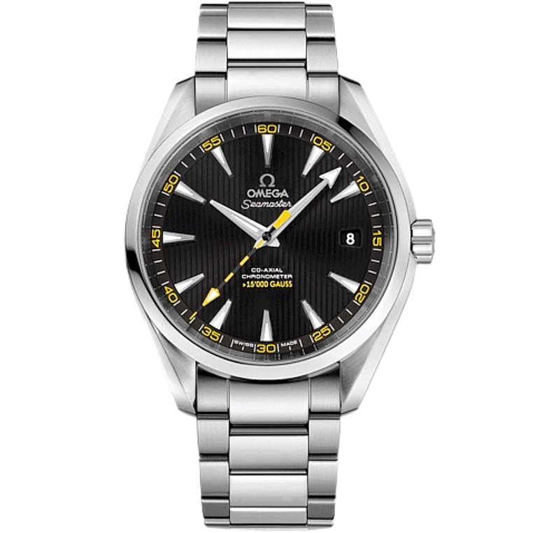 SEAMASTER AQUA TERRA 150M CO AXIAL AUTOMATIC 41,5MM STEEL BLACK STEEL
