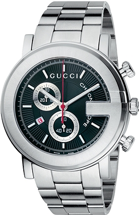 G CHRONO STEEL QUARTZ 44MM STEEL BLACK STEEL