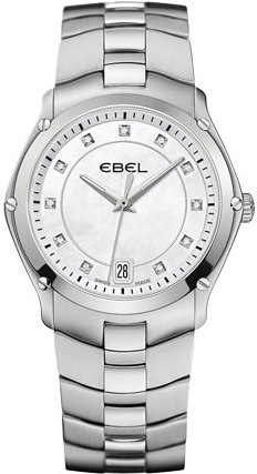 SPORT GRANDE QUARTZ 32MM STEEL MOTHER OF PEARL STEEL