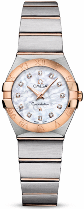 CONSTELLATION QUARTZ 24MM QUARTZ 24MM STEEL MOTHER OF PEARL STEEL & ROSE GOLD