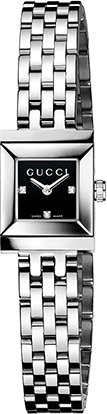 G FRAME SQUARE QUARTZ 18MM STEEL BLACK STEEL