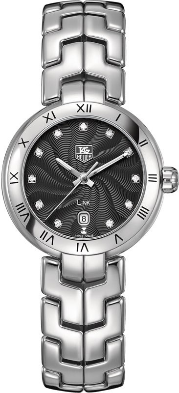 LINK LADY QUARTZ 29MM STEEL BLACK STEEL