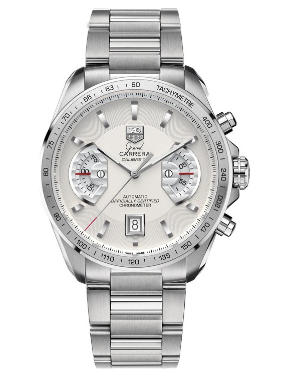 GRAND CARRERA CALIBRE 17 RS CHRONOGRAPH AUTOMATIC 43MM STEEL SILVER STEEL