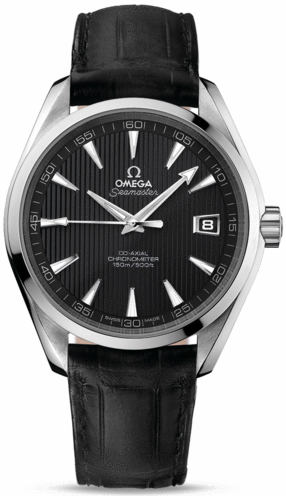 SEAMASTER AQUA TERRA 150M CO AXIAL AUTOMATIC 41,5MM STEEL BLACK ALLIGATOR