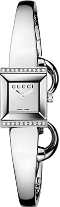 G FRAME SQUARE QUARTZ 18MM STEEL SILVER STEEL