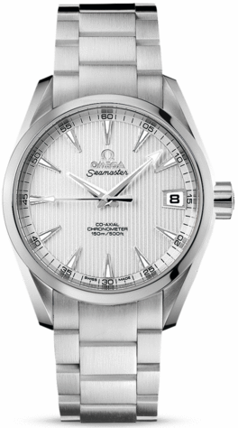 SEAMASTER AQUA TERRA 150M CO AXIAL AUTOMATIC 38,5MM STEEL SILVER STEEL