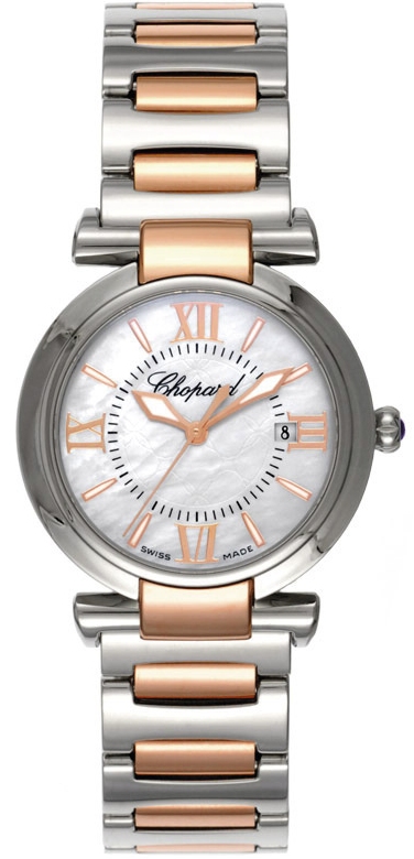 IMPERIALE 28 QUARTZ 28MM STEEL MOTHER OF PEARL STEEL & ROSE GOLD
