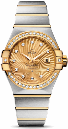 CONSTELLATION CO AXIAL 31MM AUTOMATIC 31MM STEEL CHAMPAGNE STEEL & GOLD
