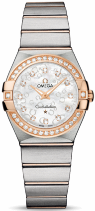 CONSTELLATION QUARTZ 27MM QUARTZ 27MM STEEL MOTHER OF PEARL STEEL & ROSE GOLD