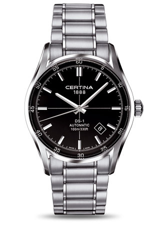 DS 1 INDEX AUTOMATIC AUTOMATIC 39MM STEEL BLACK STEEL