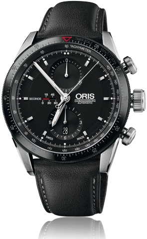 ARTIX GT CHRONO AUTOMATIC 44MM STEEL BLACK LEATHER