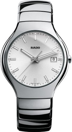 TRUE SILVER QUARTZ 40MM CERAMIC SILVER CERAMIC & TITANIUM