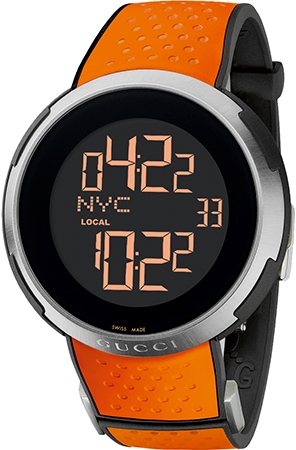 I GUCCI DEPORTIVO XXL QUARTZ 49MM STEEL DIGITAL RUBBER