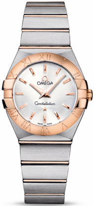 CONSTELLATION QUARTZ 27MM QUARTZ 27MM STEEL SILVER STEEL & ROSE GOLD