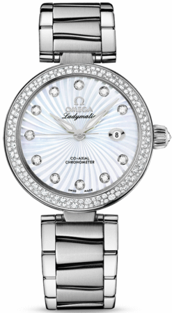 DE VILLE LADYMATIC AUTOMATIC 34MM STEEL MOTHER OF PEARL STEEL