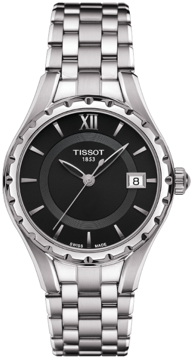 T-TREND LADY QUARTZ 34MM STEEL BLACK STEEL