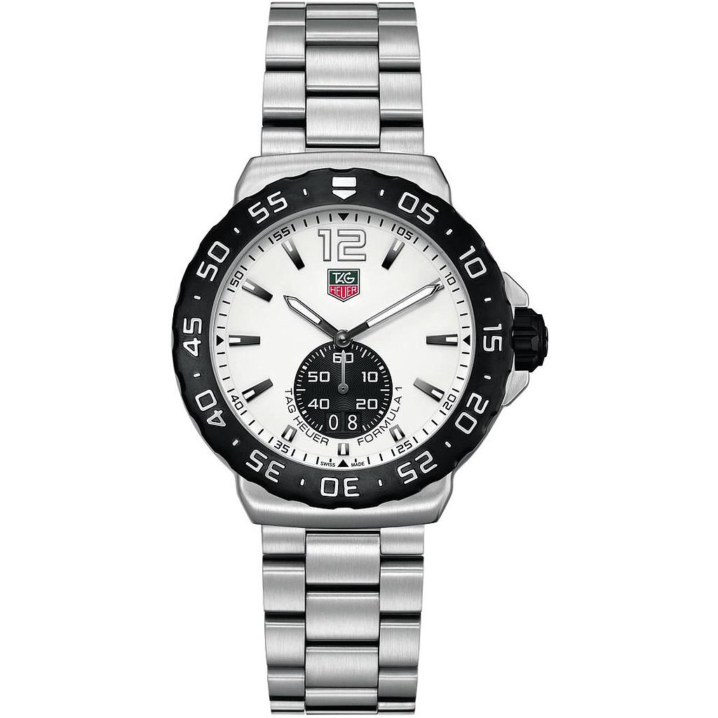 FORMULA 1 GRANDE DATE QUARTZ 42MM STEEL WHITE STEEL