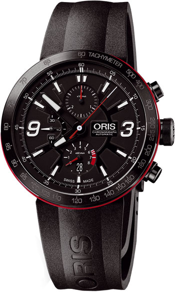 WILLIAMS TT1 CHRONO AUTOMATIC 45MM STEEL BLACK RUBBER
