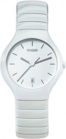 TRUE WHITE QUARTZ 38MM CERAMIC WHITE CERAMIC & TITANIUM