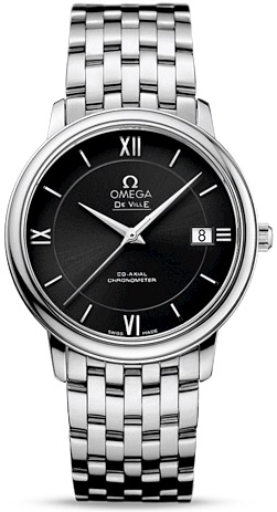 DE VILLE PRESTIGE CO AXIAL AUTOMATIC 36,8MM STEEL BLACK STEEL